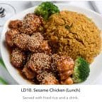 Best L10. Sesame Chicken (Lunch) in Youngsville, LA